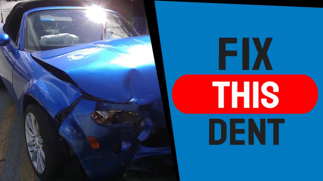 How to Fix a Door Dent in a Car